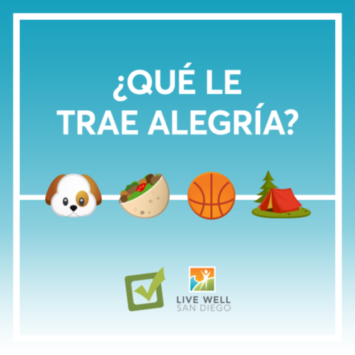 ¿Qué le trae alegría?