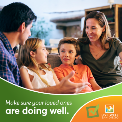 Make sure your loved ones are doing well