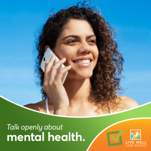 Talk openly about mental health