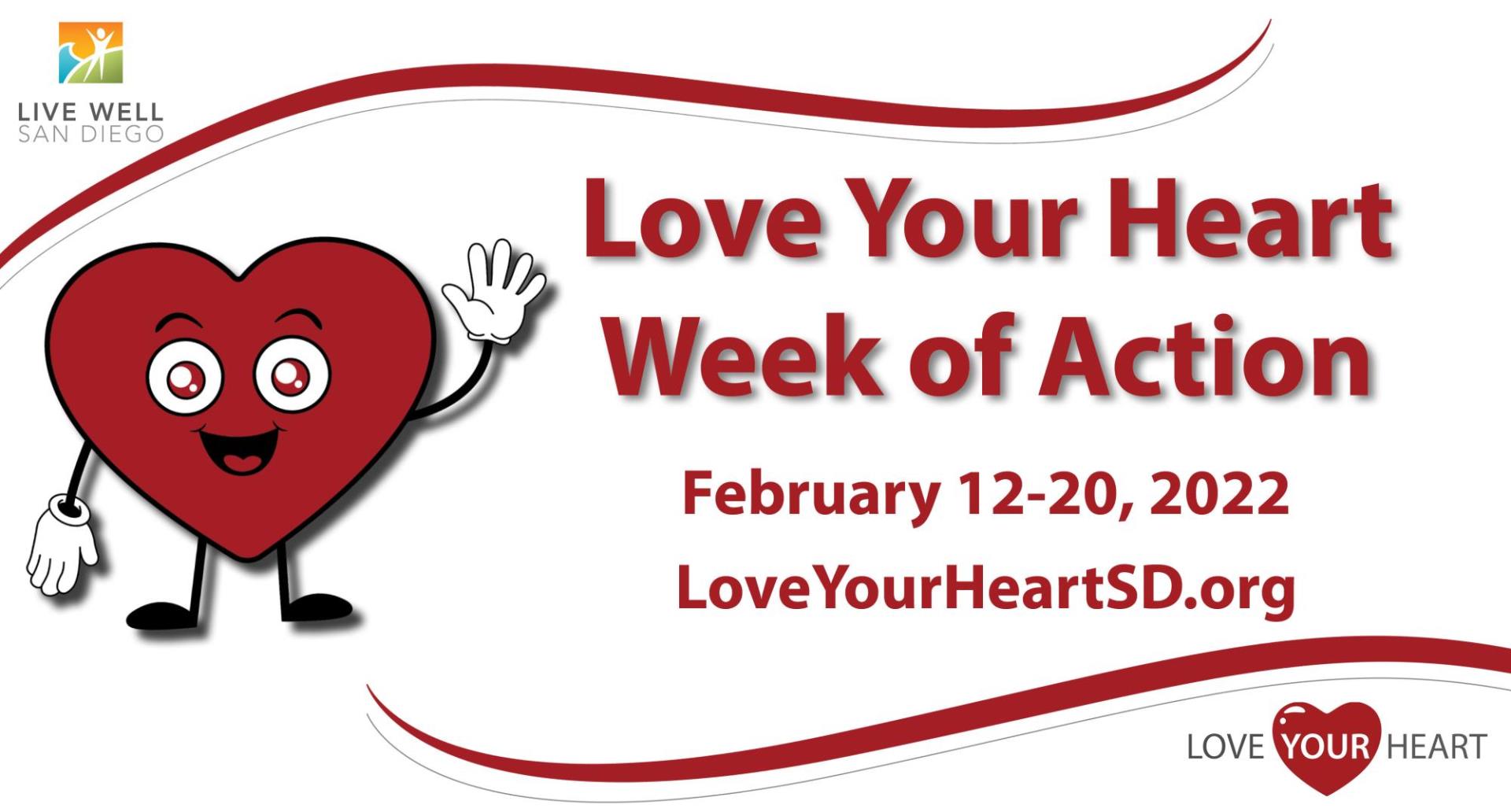 Love Your Heart 2022 Week of Action newsletter ad