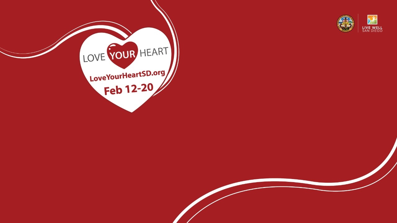 Red virtual meeting background in English