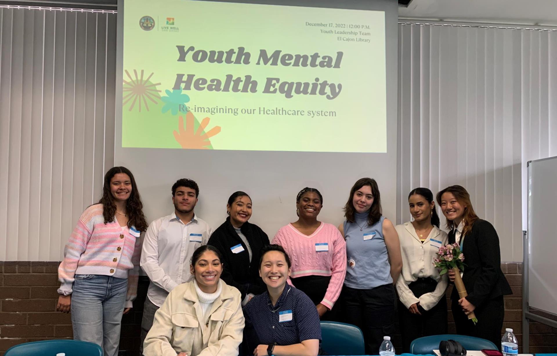 Youth Leaders and Youth Advisors at the Mental Health Equity Town Hall