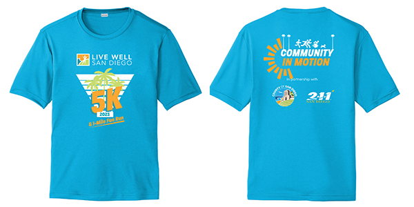 2023 5K t-shirt mock up for website
