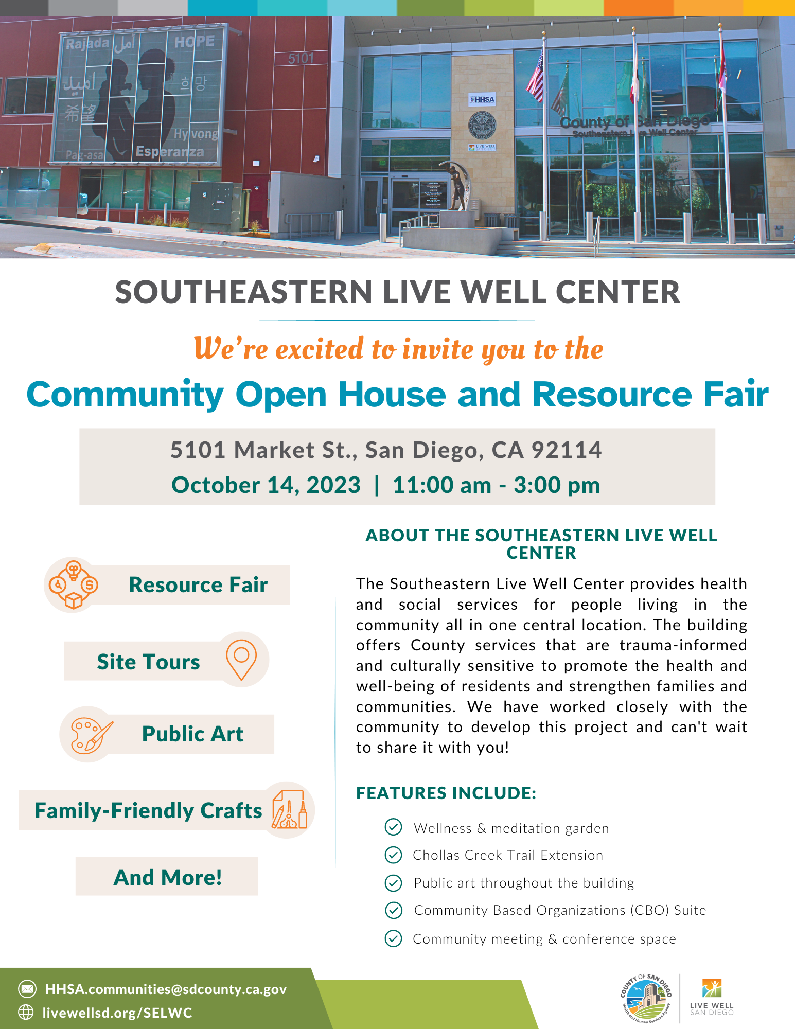 Final SELWC Open House Flyer