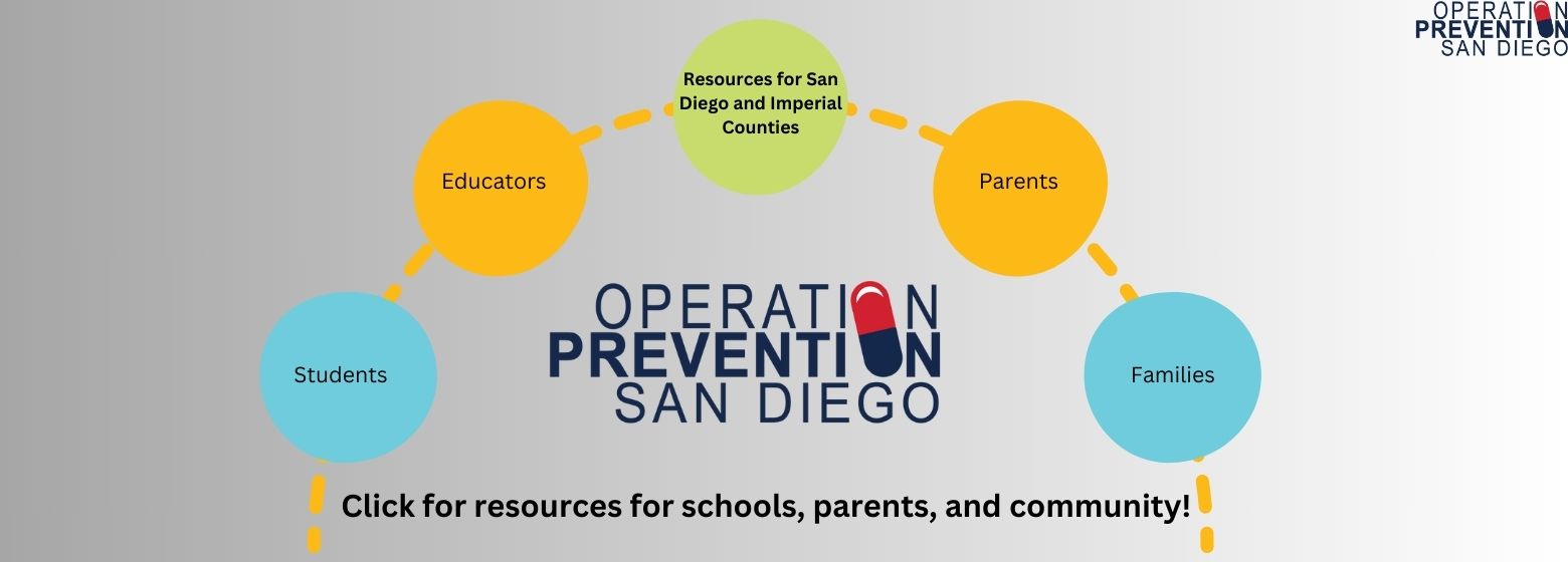 Operation Prevention provides substance abuse prevention resources for educators, parents, families, and students in San Diego and Imperial counties
