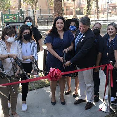 SBCS Resident Leadership Academy at Ribbon Cutting