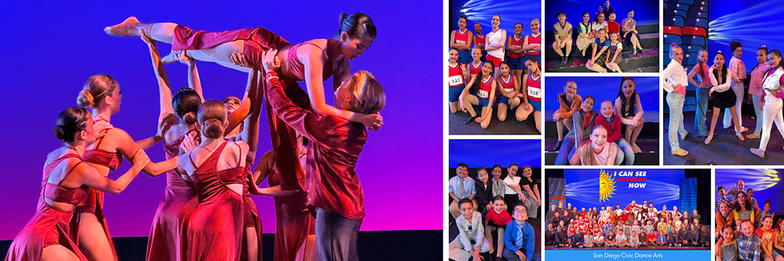 3x1 San Diego Civic Dance Arts banner