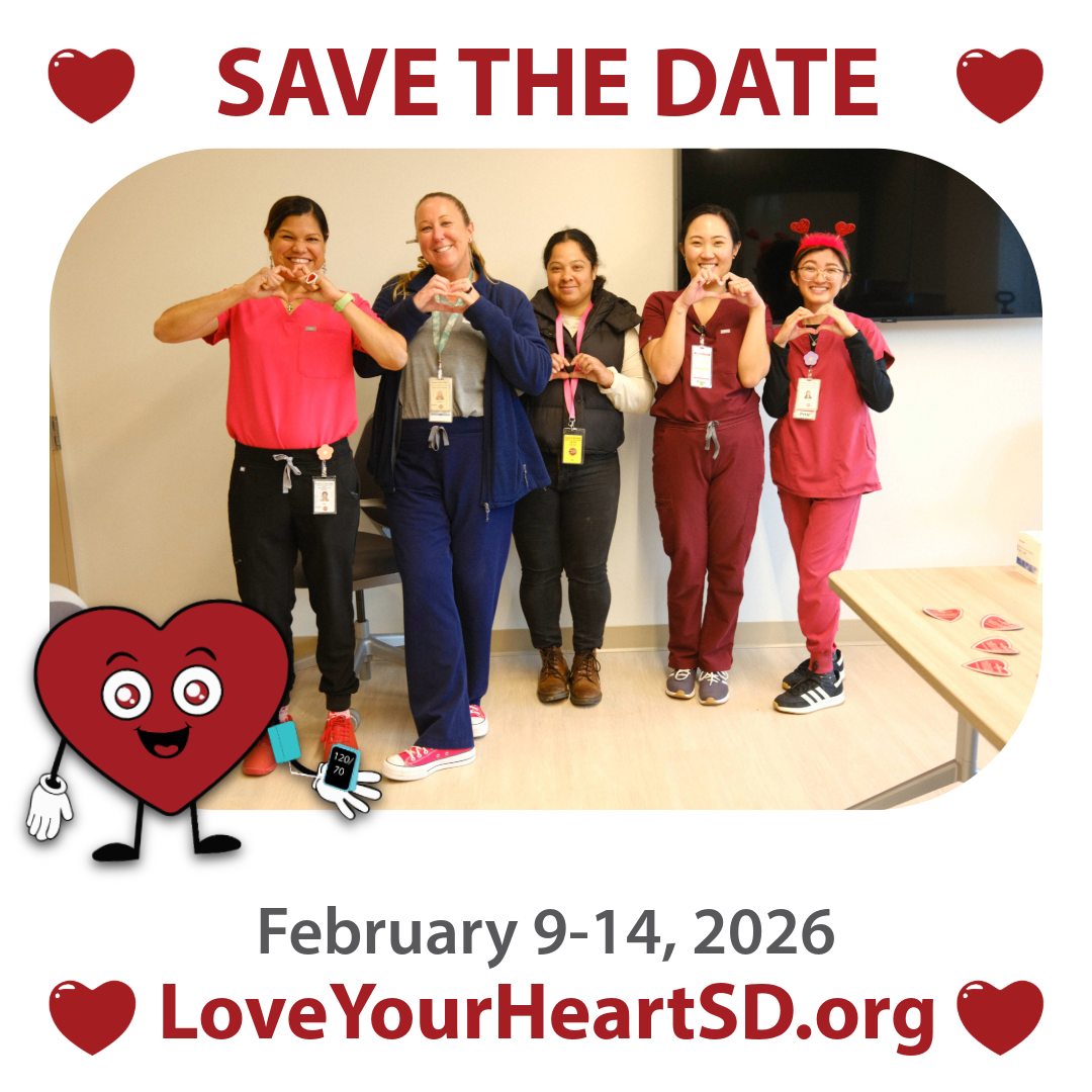 love your heart site nurse volunteers posing with heart