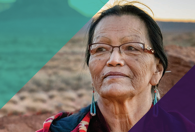 older Native woman
