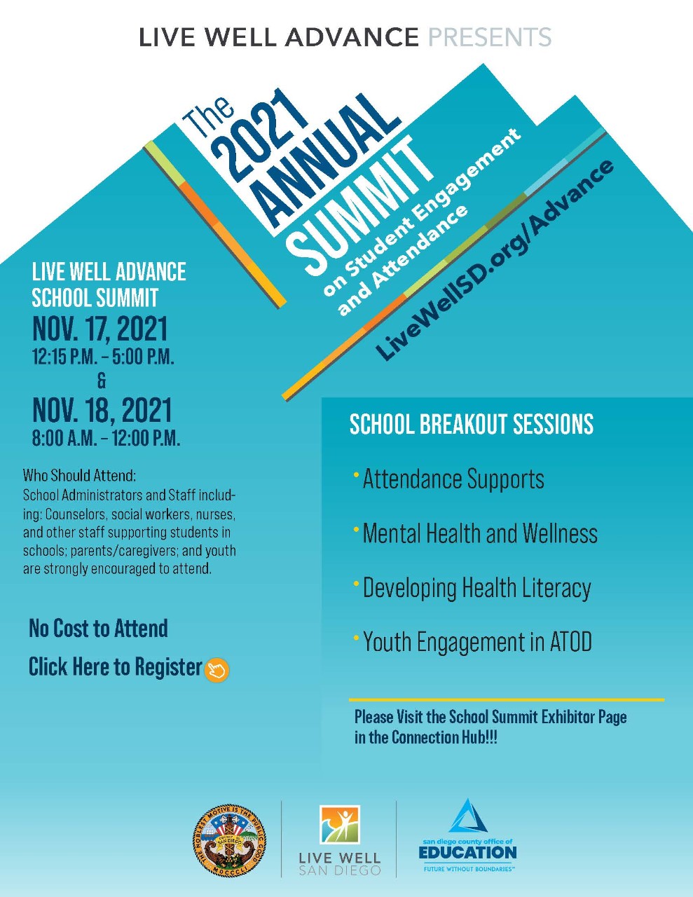 School Summit Flyer - Registration